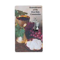 (PCD98) PEWTER COMMUNION PIN WITH