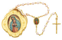 (760-122) GOLD GUADALUPE BOX & PINK RSRY