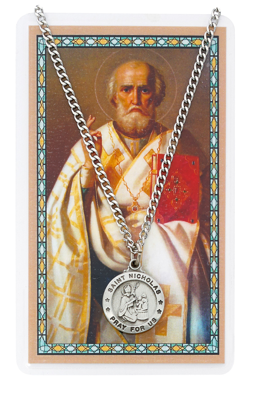 PSD600NC ST NICHOLAS PRAYER CARD SET McVan psd600nc-st-nicholas-prayer-card-set-mcvan