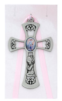 (PW10-P) 3 3/4 G.A GIRL PINK CROSS/CRD"