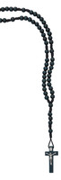 (P242R) BLUE WOOD CORDED ROSARY