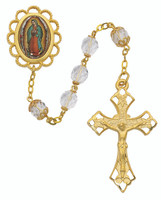 (856HF) GP 7MM O.L GUADALUPE ROSARY
