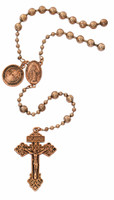 (P251BC) COPPER PLATED ST BENEDICT RSRY