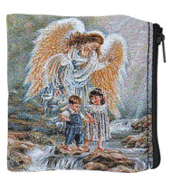 (RP13) GUARDIAN ANGEL ROSARY POUCH