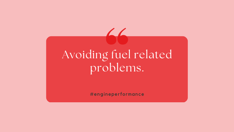 Avoiding fuel related problems
