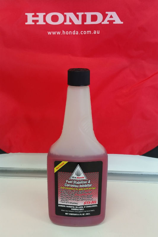 Fuel stabilizer - used when storing generators for upto 12 months