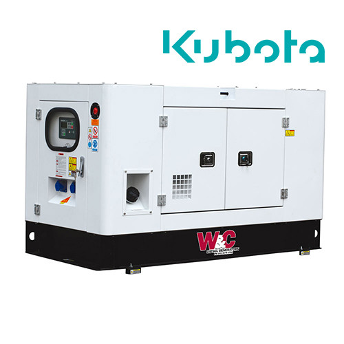 8.8kVA Single Phase, Standb Diesel Generator with Kubota Engine in Canopy