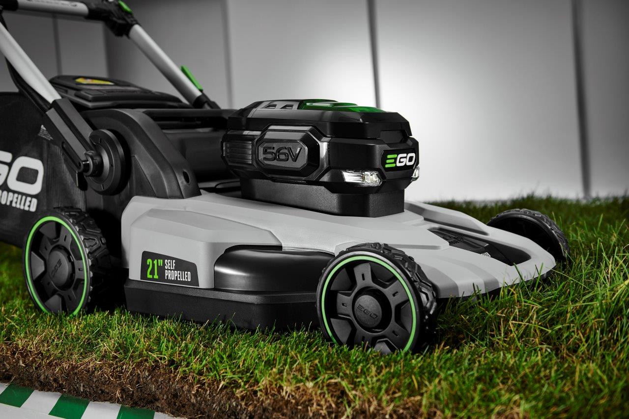 EGO POWER+ 52CM SELF PROPELLED LAWN MOWER IN ACTION