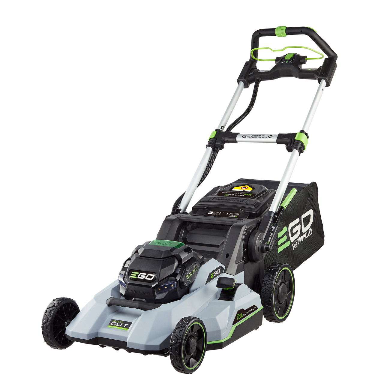 EGO POWER + 56V 52CM SELECT CUT Multi Blade Self Propelled Mower Kit
Includes 7.5Ah Battery & Rapid Charger