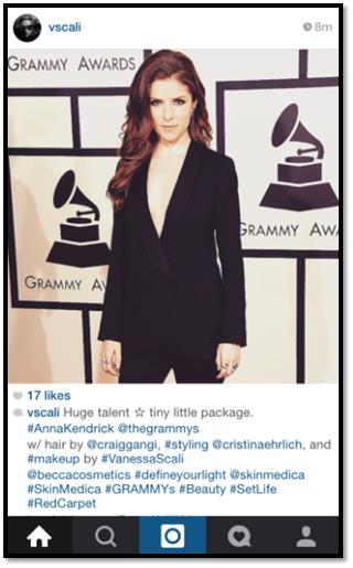 Anna Kendrick Grammys SkinMedica
