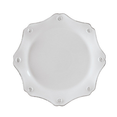 Juliska Berry & Thread Whitewash Scallop Salad Plate