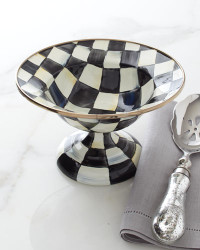MacKenzie-Childs Courtly Check Small Compote
