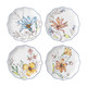 Floretta Tidbit Plates - Set of 4 