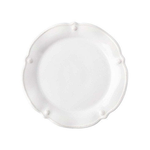 Juliska Berry & Thread Whitewash Flared Cocktail Plate