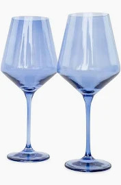 Caroline Smith - Estelle Cobalt Stemmed Wine Glass