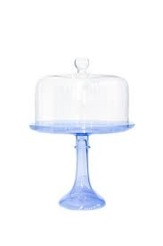 Caroline Smith - Estelle Cobalt Cake Stand and Dome