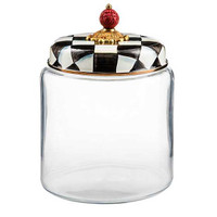Elise Hutson - MacKenzie Childs - Courtly Check Large Glass Kitchen Canister