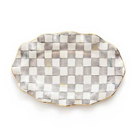 Brooke Broughton - MacKenzie Childs Sterling Check Ceramic Serving Platter