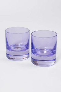 Catherine Purvis - Estelle Lavender Rocks Glasses