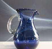 Ashley McPherren - Rose Ann Hall French Blue Pear Pitcher