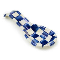 Ana Wilson - MacKenzie Childs Royal Check Enamel Spoon Rest