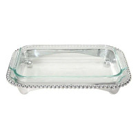 Ana Wilson - Mariposa Pearled Oblong Casserole Caddy