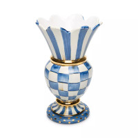 Ana Wilson - MacKenzie Childs Royal Check Ceramic Great Vase