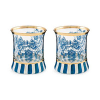 Ana Wilson - MacKenzie Childs Royal English Garden Tumbler Glass Set