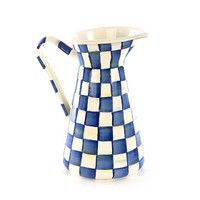 Coco Caraway - MacKenzie Childs Royal Check Large Practical Pitcher