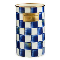 Coco Caraway - MacKenzie Childs Royal Check Enamel Utensil Holder