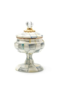 Kenzi Dickson - MacKenzie Childs Sterling Check Curiosity Pot