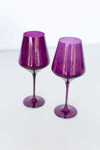 Hilary Lanier - Estelle Amethyst Stemmed Wine Glass