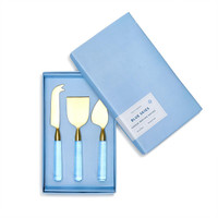 Hilary Lanier - Blue Skies Set of 3 Cheese Knives