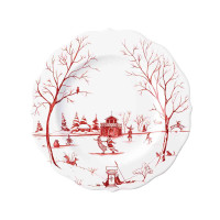 Lexi Haest - Juliska Country Estate Winter Frolic Ruby Salad Plate