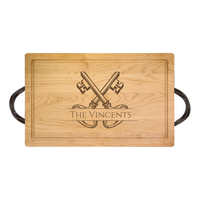 Lexi Haest - Sophistiplate 24x15 Rectangle Cutting Board with Handles
