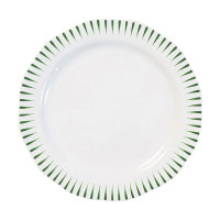 Alex Speight-  Juliska Sitio Stripe Green Dinner Plate 