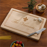 Maple Leaf Rectangular Cutting Board 