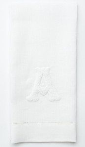 Maggie Erdwurm - Henry Handworks White "M" Handtowel