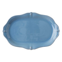 Katherine Fisher - Juliska Berry & Thread Chambray Small Oval Serving Platter