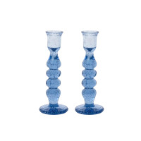 Emily Kassing - Juliska Provence Chambray Candlesticks - Set of 2