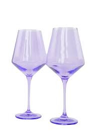 Camille Courtney - Estelle Lavender Stemmed Wine Glass