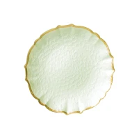 Madison Herman - Vietri Baroque Pistachio Glass Salad Plate