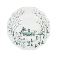 Kathleen O'Grady - Juliska Winter Frolic Evergreen Salad Plate