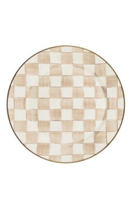 Emily Batch - MacKenzie Childs Mocha Check Charger