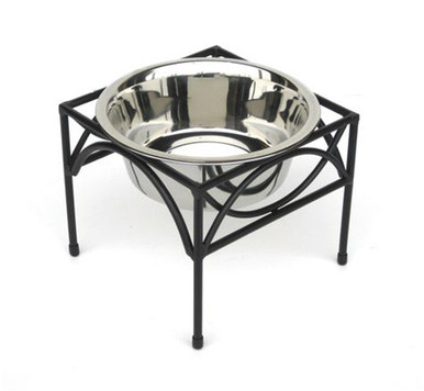 Regal Single-Bowl Raised Dog Feeder