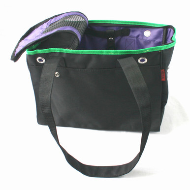 Prefer Pets Urban Pet Tote - Green Trim
