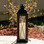 Siena Metal Lantern with LED Candle & On/Off/Timer