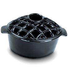 2.2 Quart Lattice Steamer - Black 