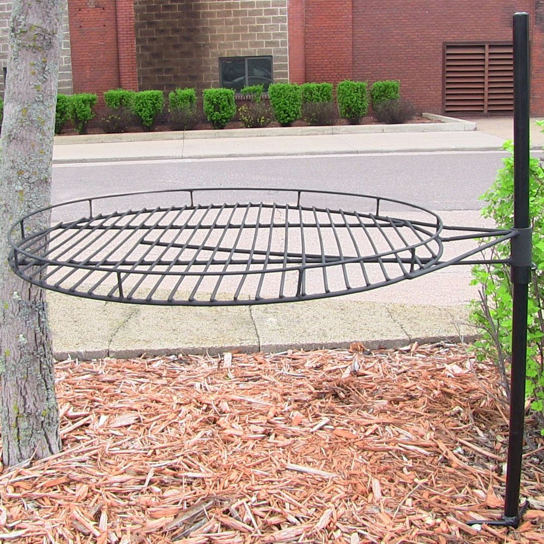 adjustable fire pit grill grate