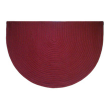 46x31 Half Round Braided Hearth Rug - Corona